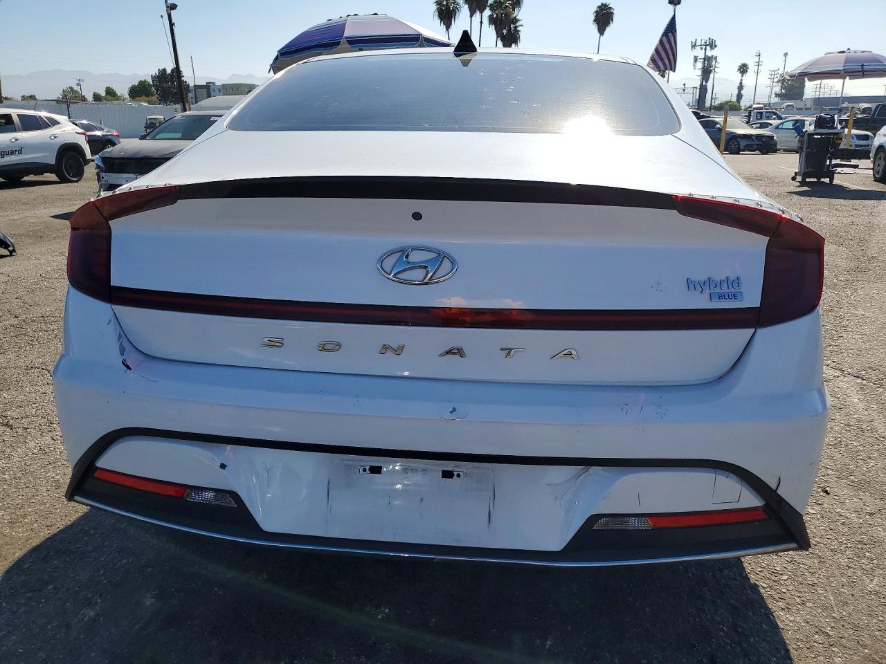 2021 Hyundai Sonata Hybrid Blue - Image 6