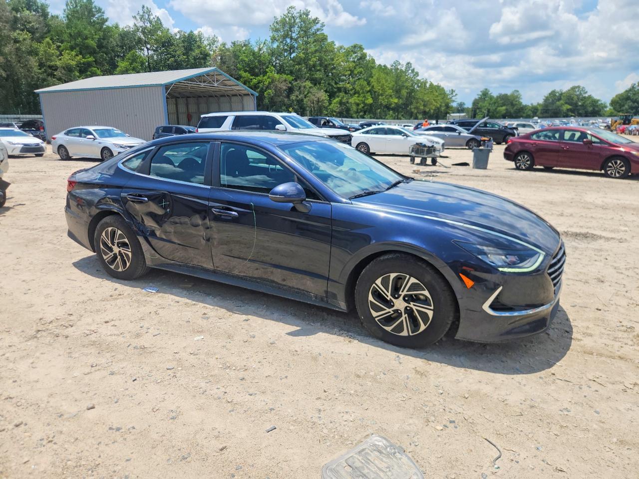 2022 Hyundai Sonata Hybrid Blue - Фото 4