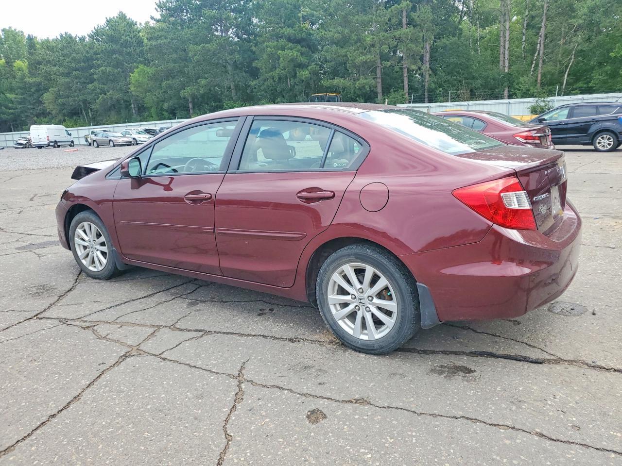 2012 Honda Civic Ex - Image 2