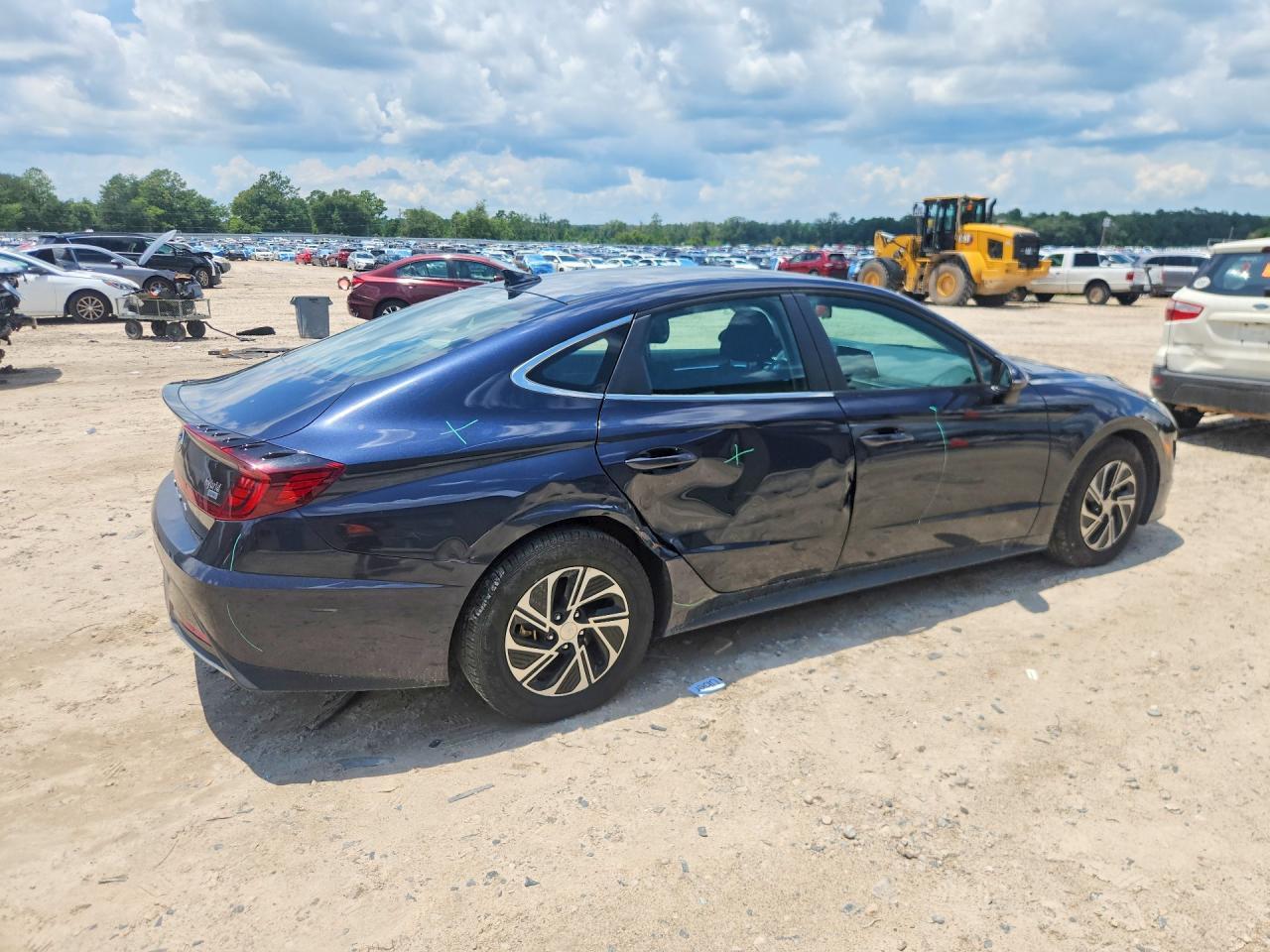 2022 Hyundai Sonata Hybrid Blue - Фото 3