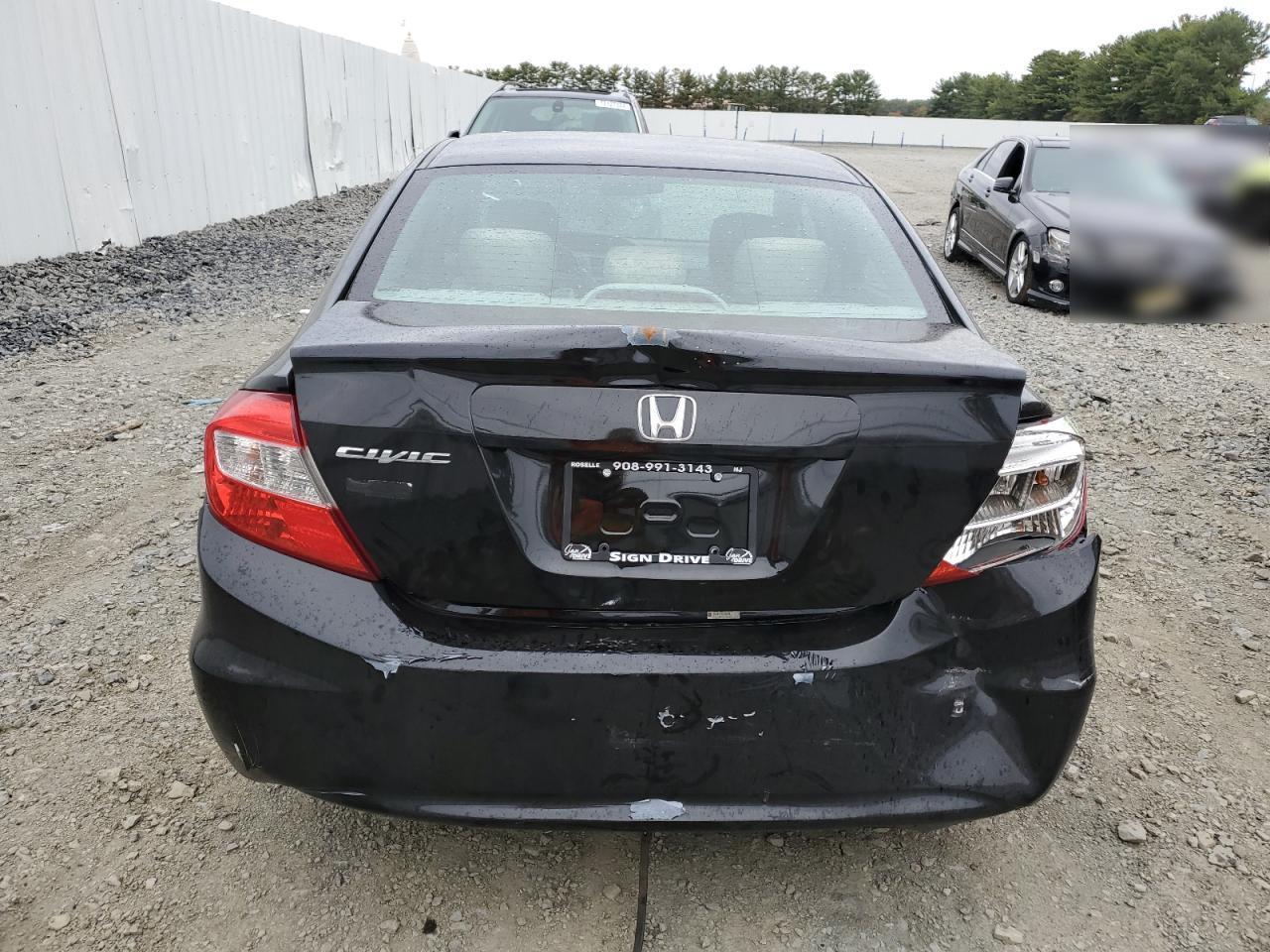 2012 Honda Civic Lx - Фото 6