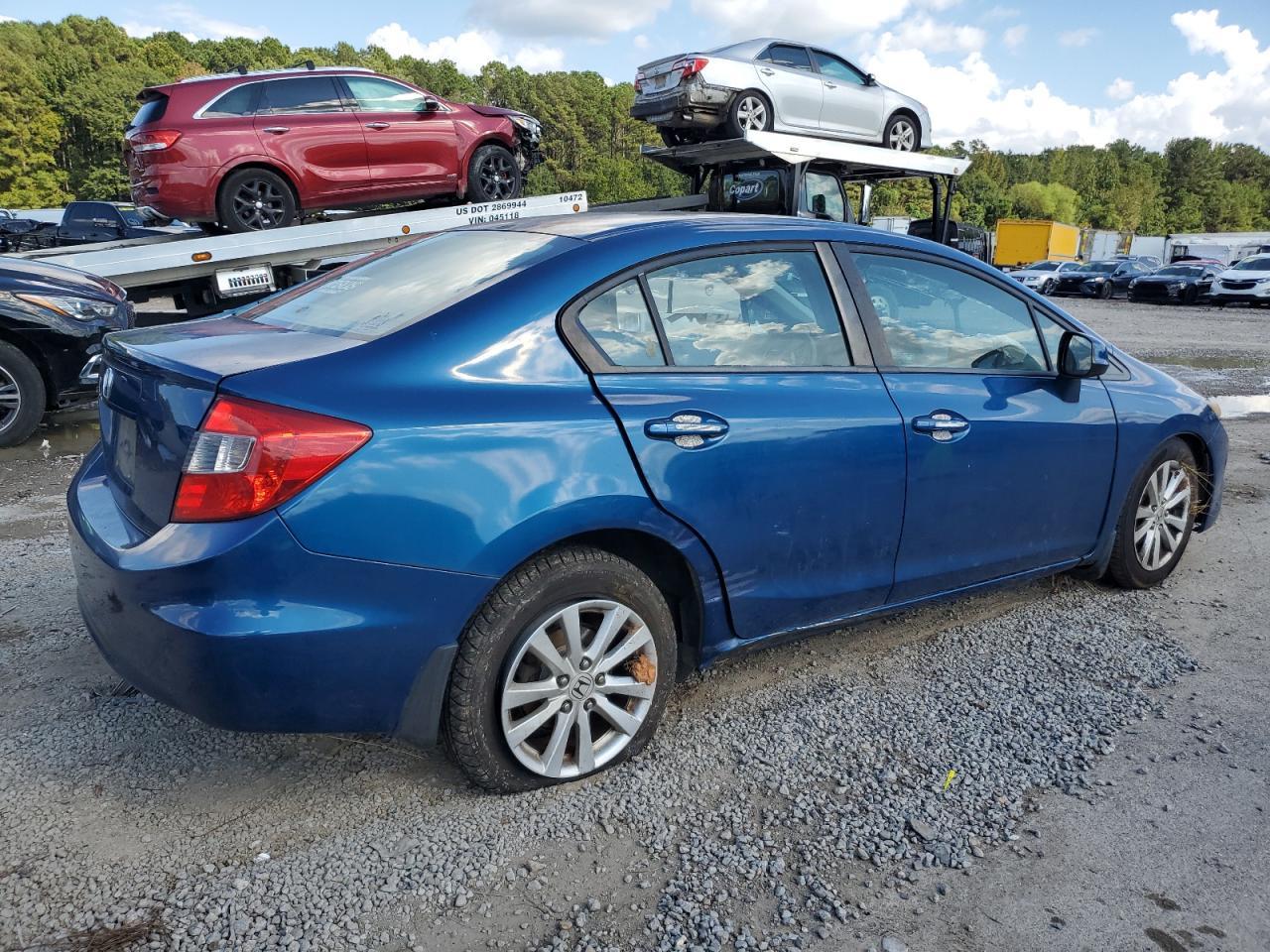 2012 Honda Civic Ex - Фото 3