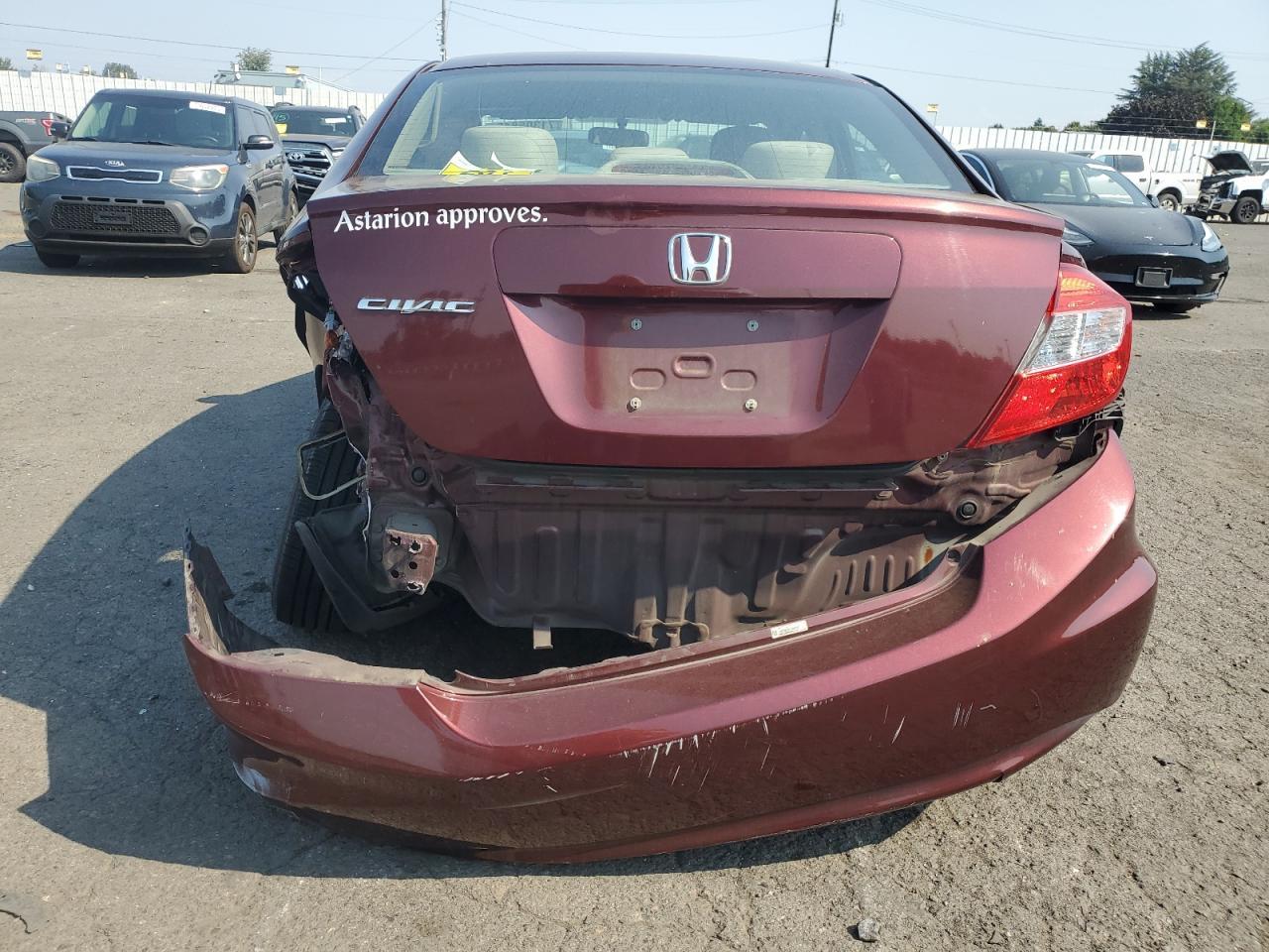 2012 Honda Civic Lx - Фото 6
