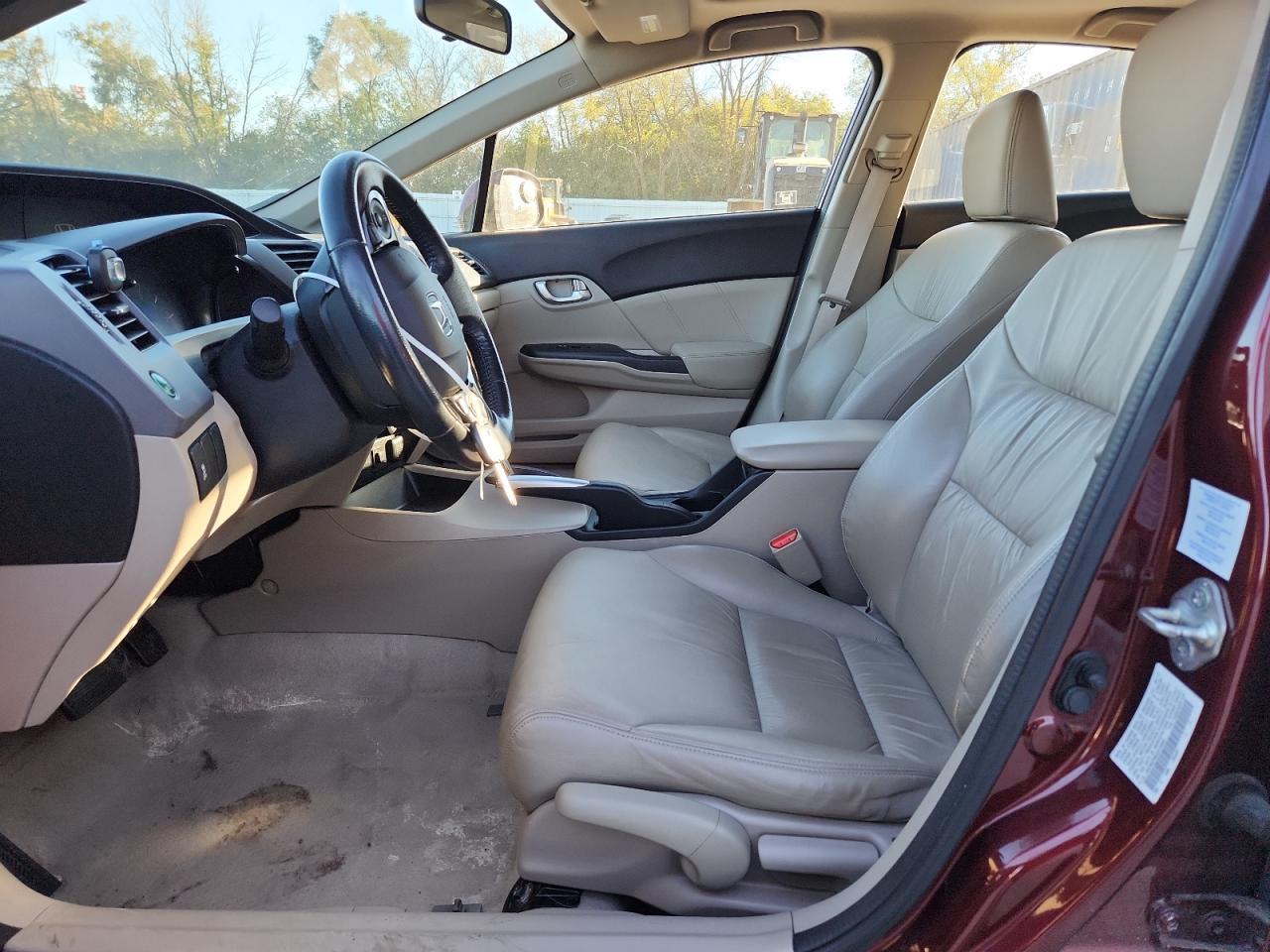 2012 Honda Civic Exl - Фото 7