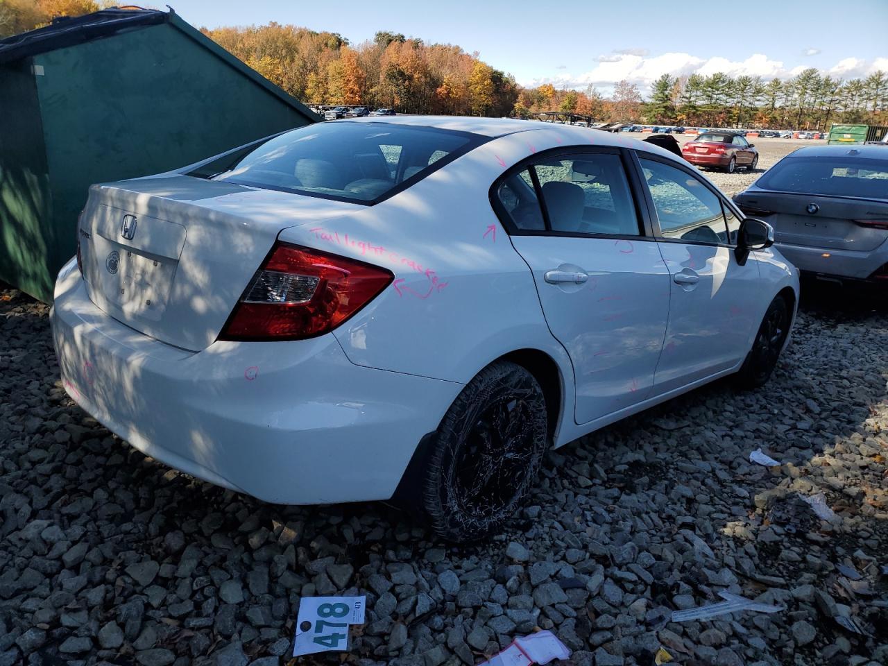 2012 Honda Civic Lx - Фото 3
