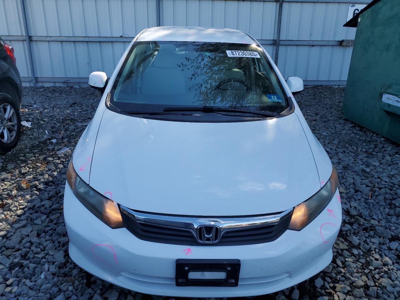 2012 Honda Civic Lx - Фото 5