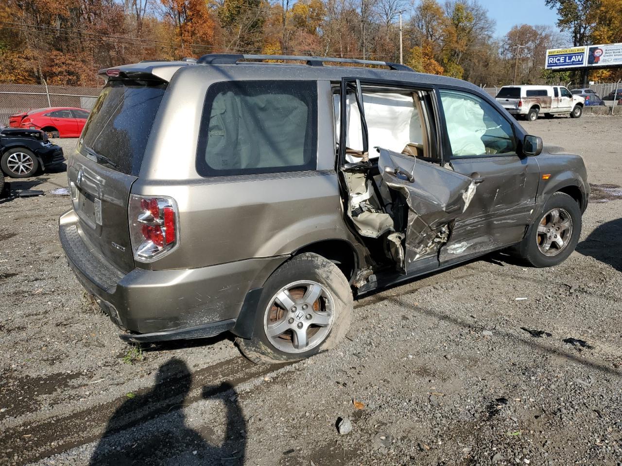2008 Honda Pilot Exl - Фото 3