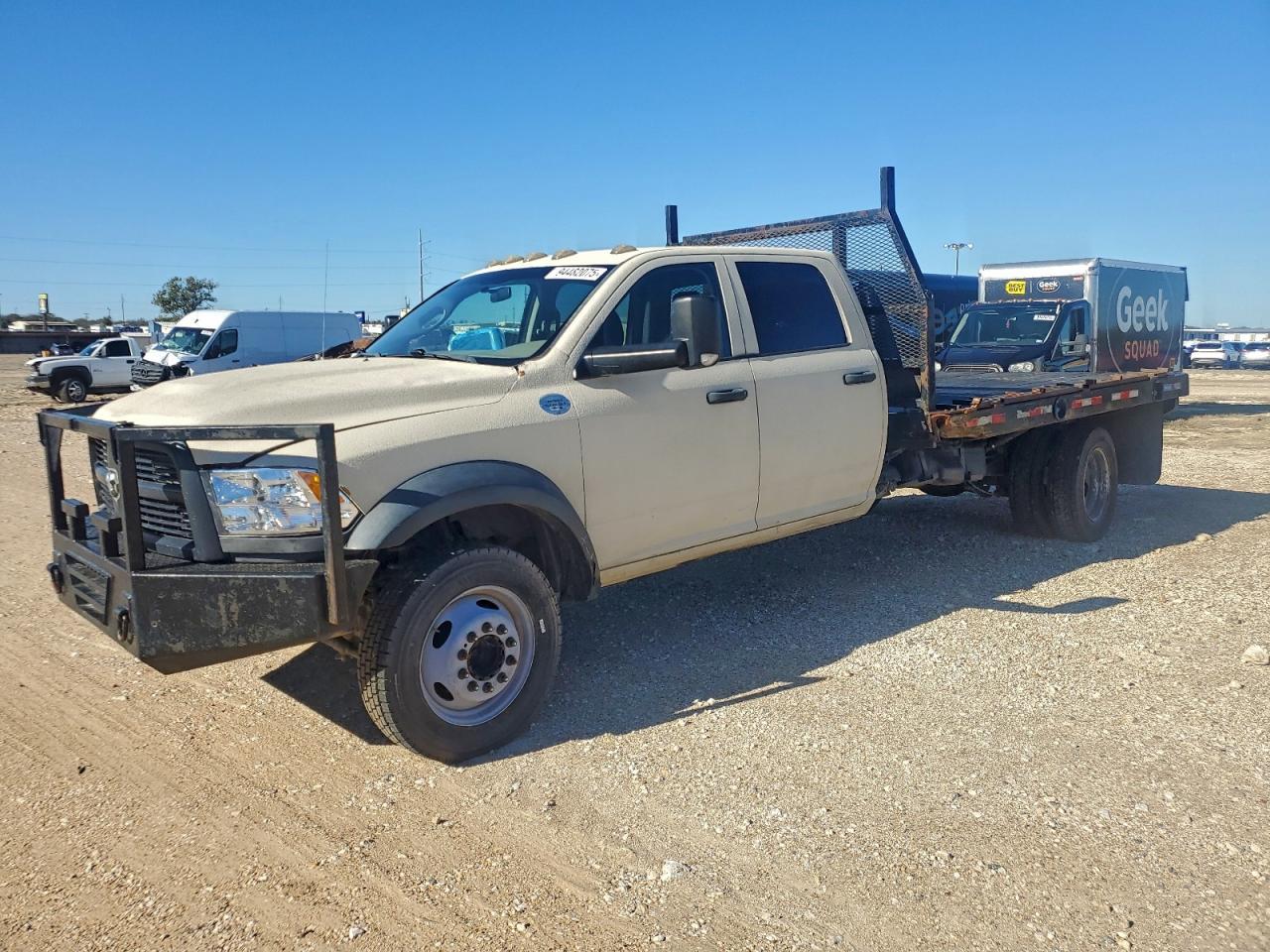 2012 Dodge Ram 5500 Crew Cab Flatbed Truck