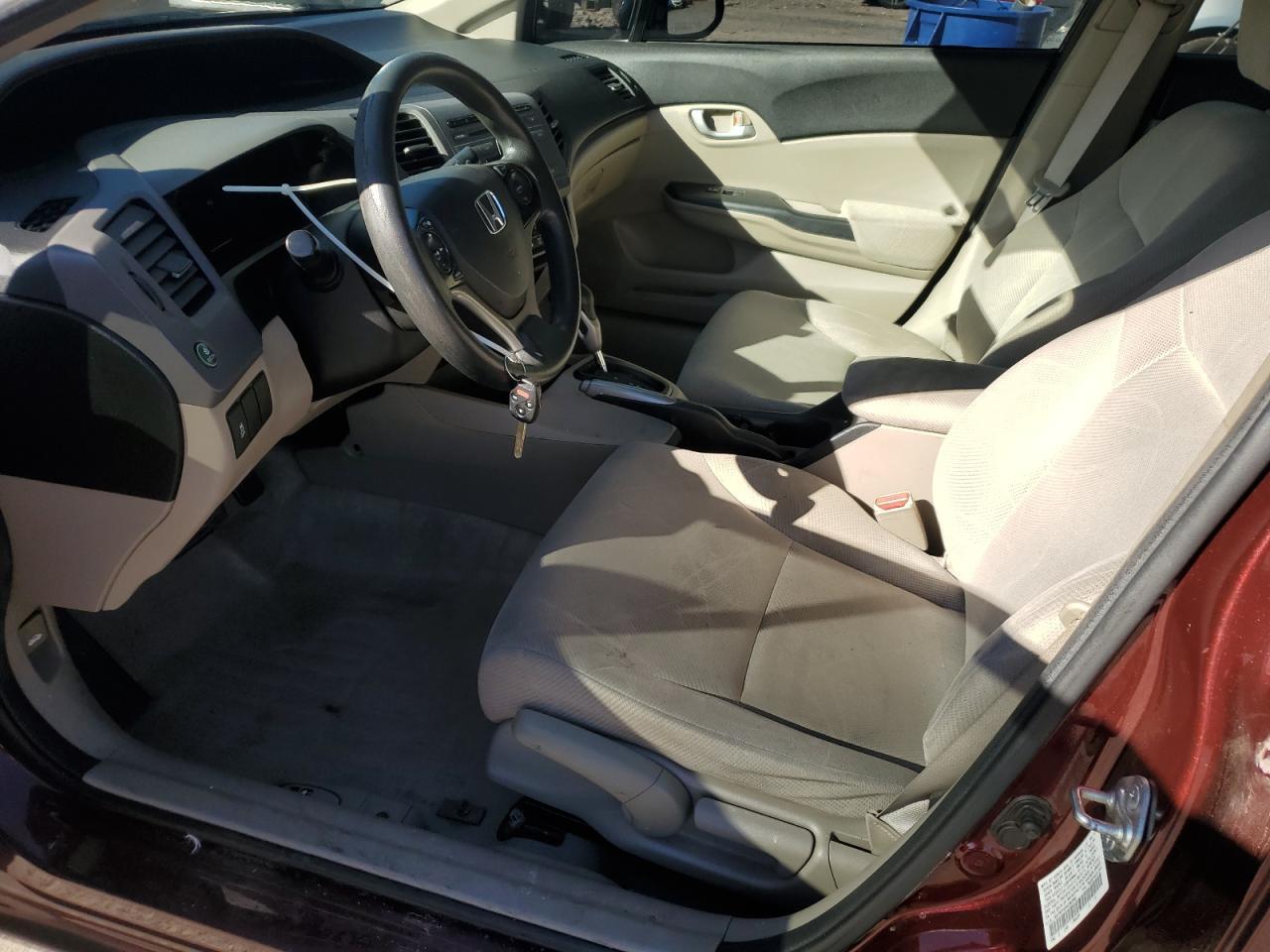 2012 Honda Civic Lx - Фото 7