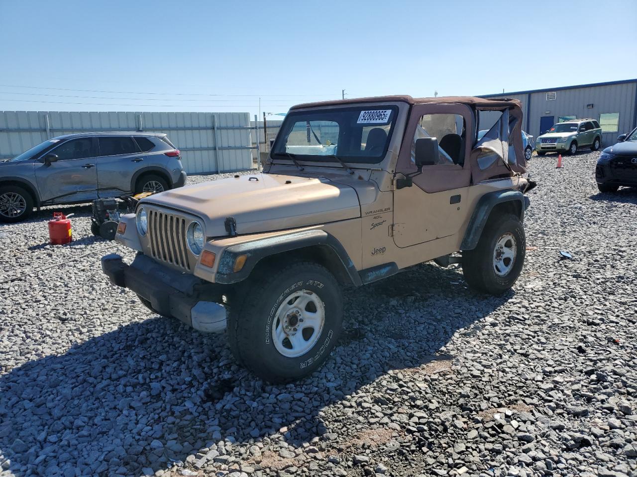 1999 Jeep Wrangler / Tj Sport