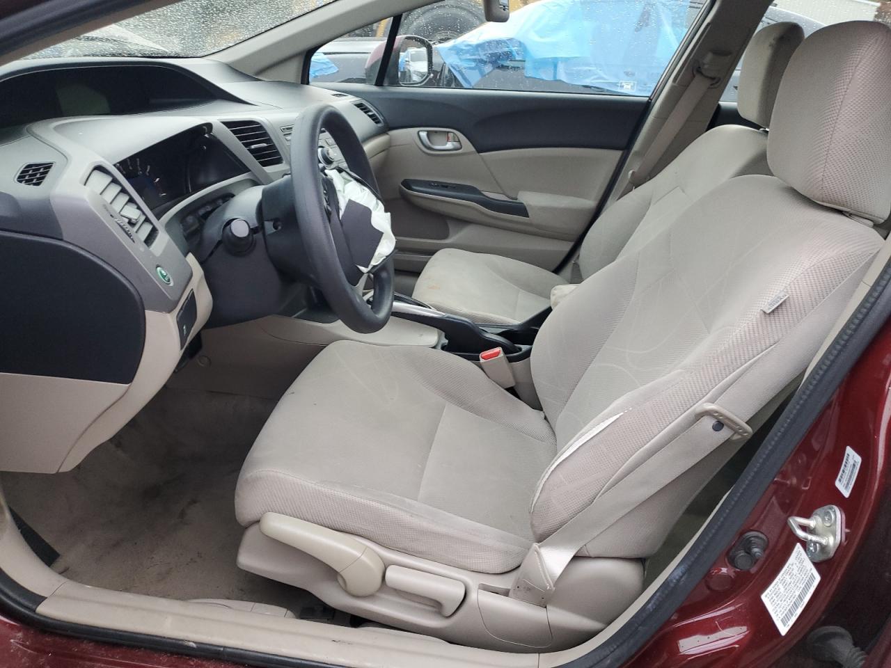 2012 Honda Civic Lx - Фото 7