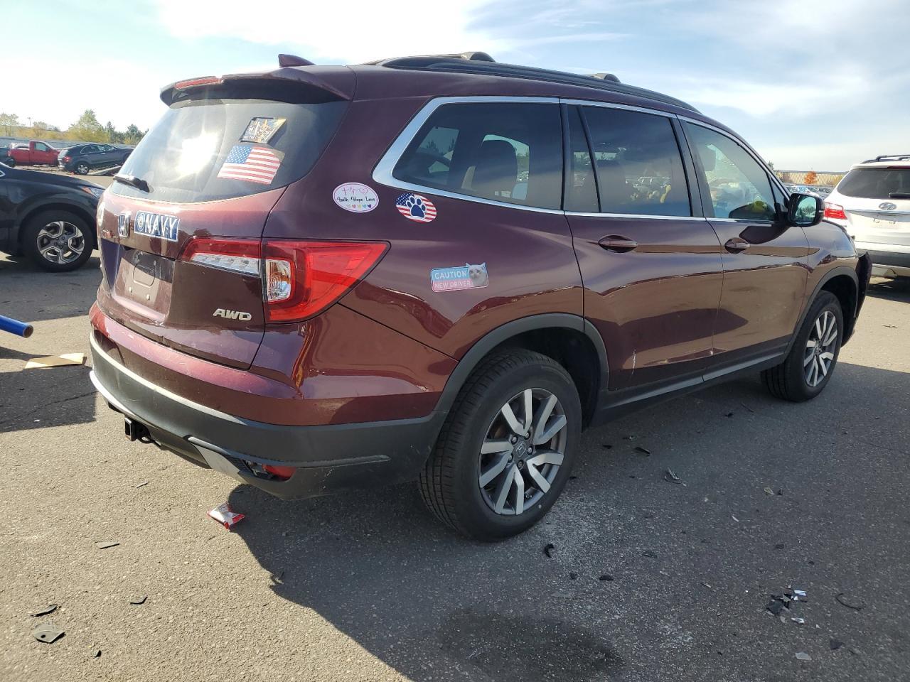 2021 Honda Pilot Exl - Фото 3