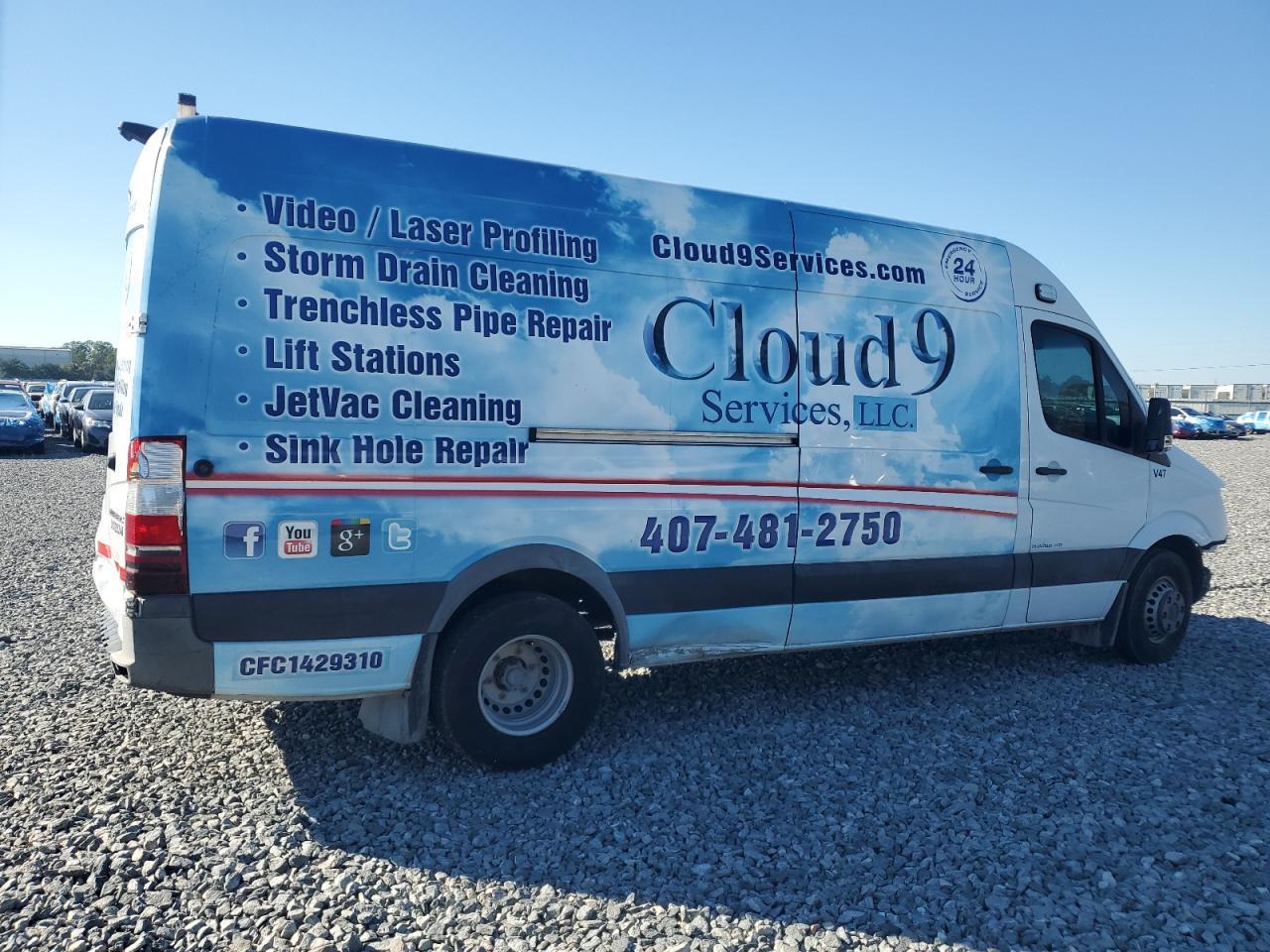 2018 Mercedes Benz Sprinter 3500 Delivery Van - Image 3