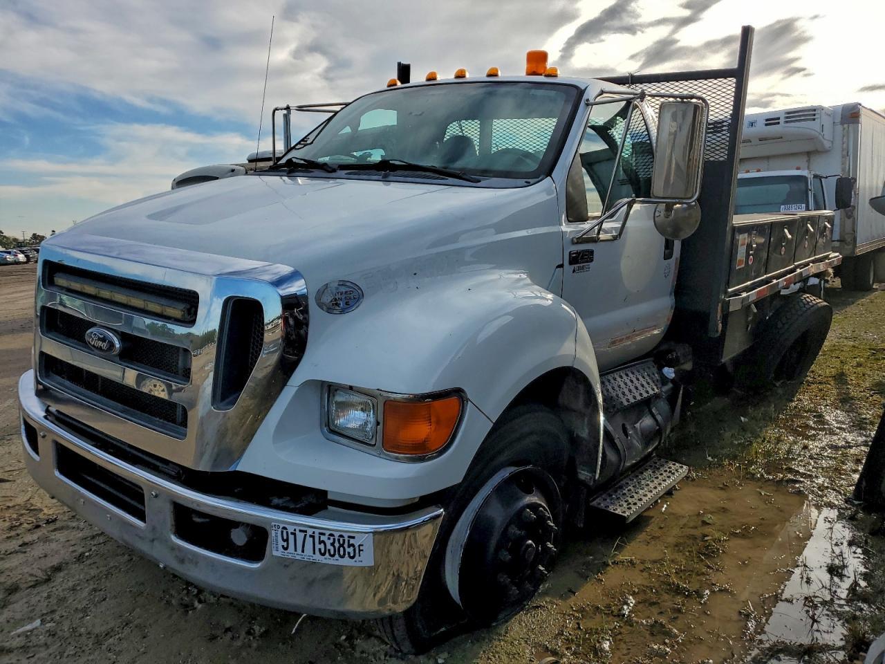 2015 Ford F750 Super Duty Flatbed Truck - Image 2