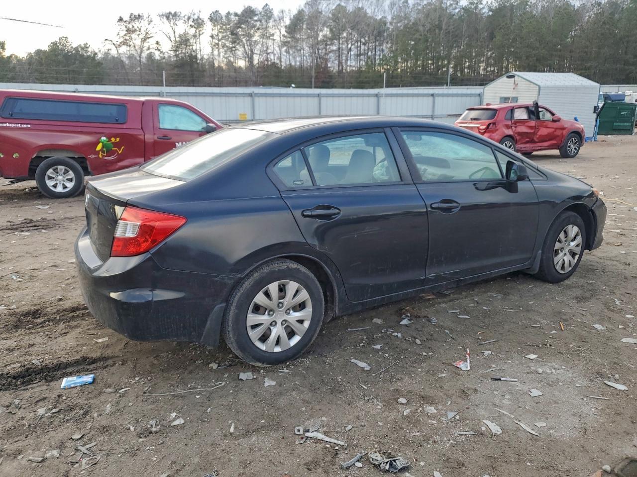 2012 Honda Civic Lx - Фото 3