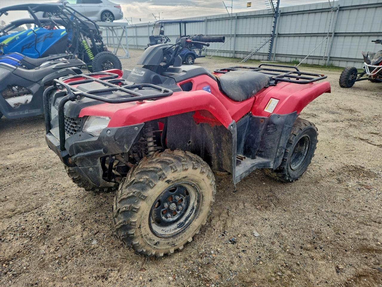 2017 Honda Fourtrax Rancher Atv - Фото 2