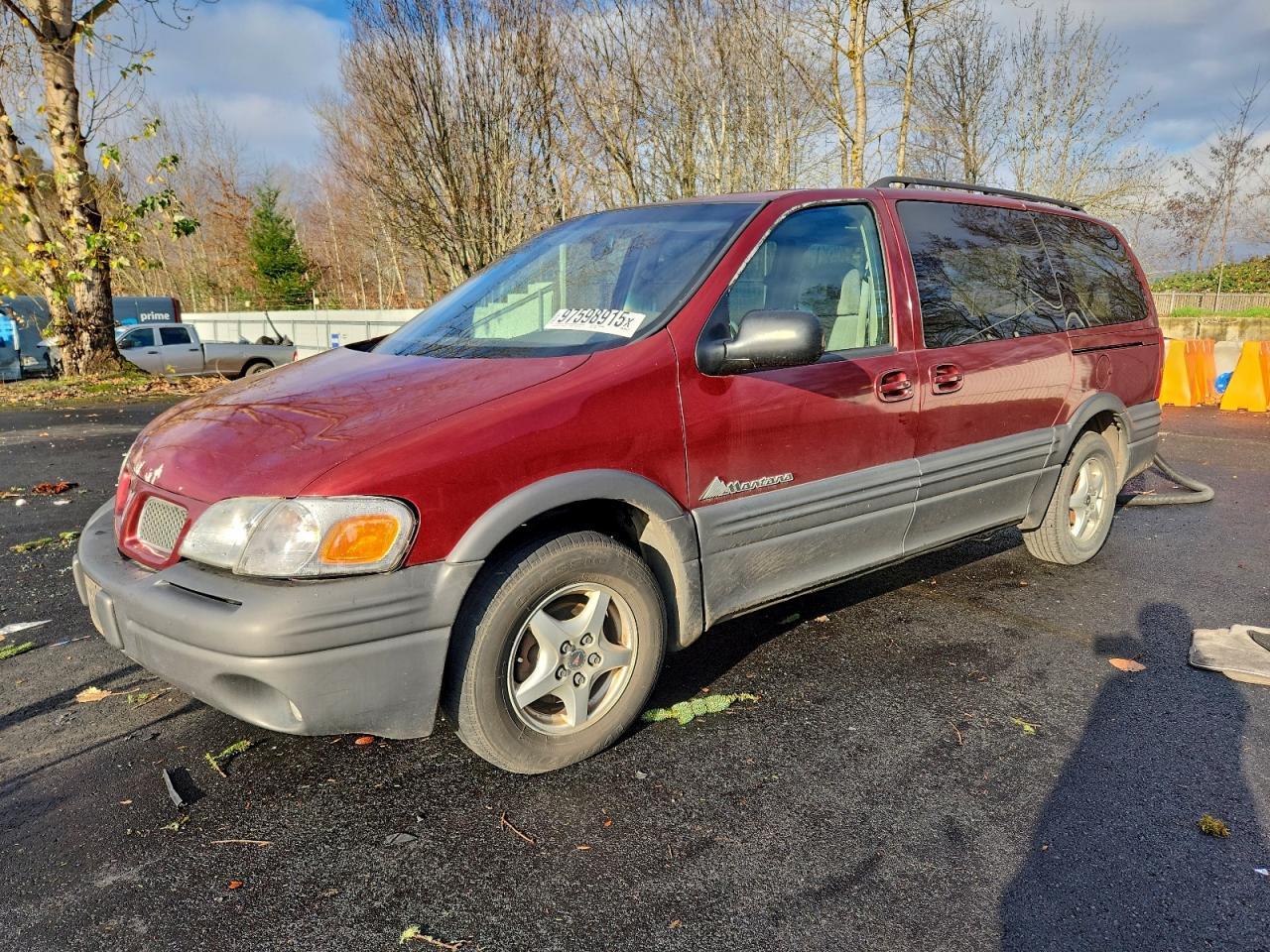 2000 Pontiac Montana Economy
